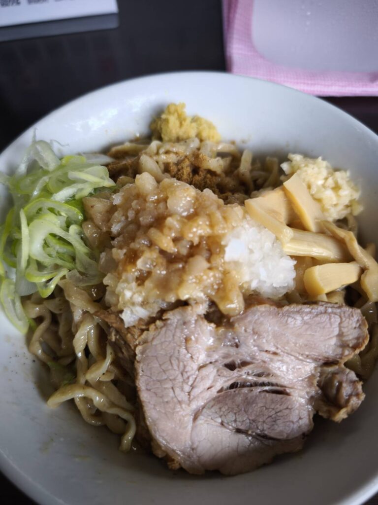 ラーメンどでん大宮店の夏季限定冷やし油そば