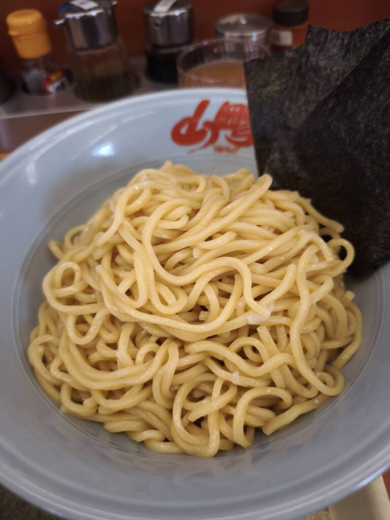 山岡家さいたま宮前店のつけ麺の麺