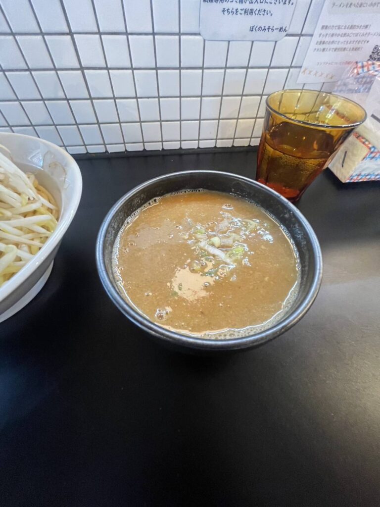 ぼくのみそらーめんのつけ汁