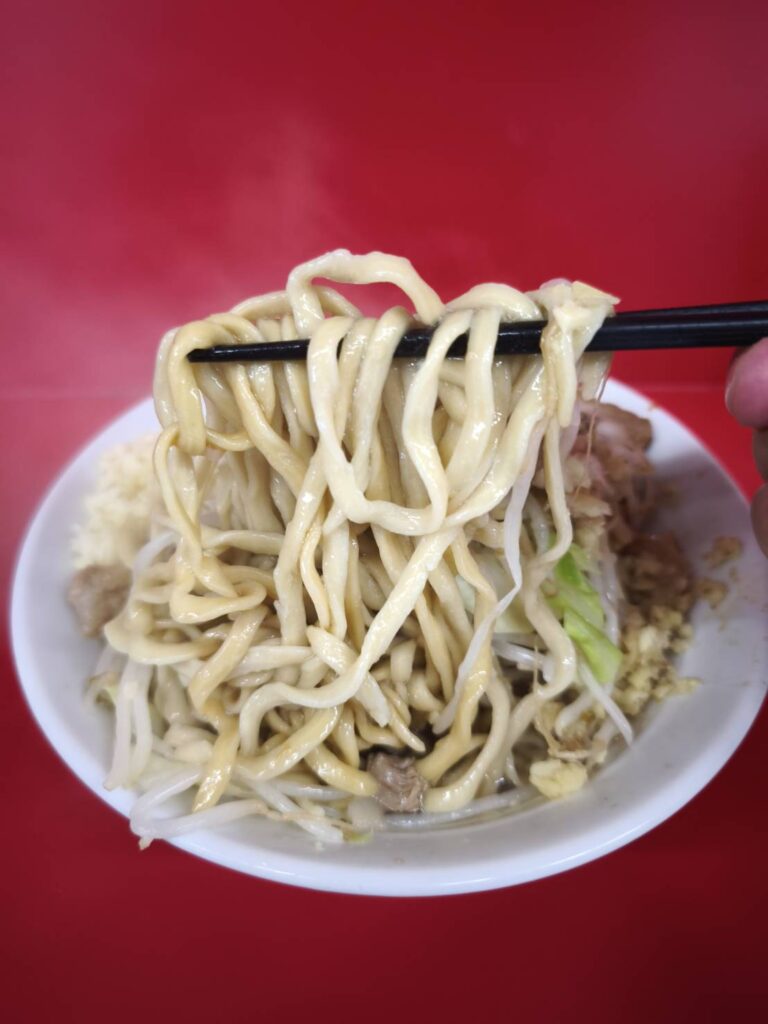 大宮公園二郎の麺