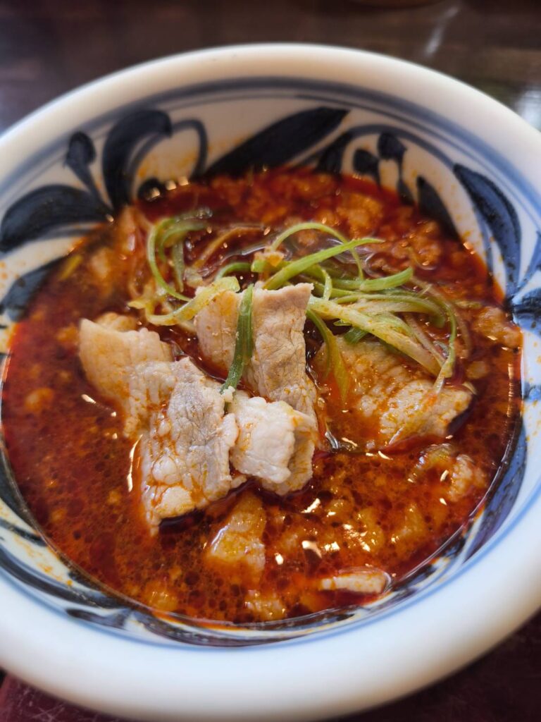 辛いつけ汁