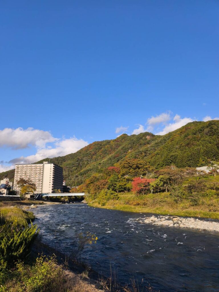 道の駅 みなかみ水紀行館からの景色