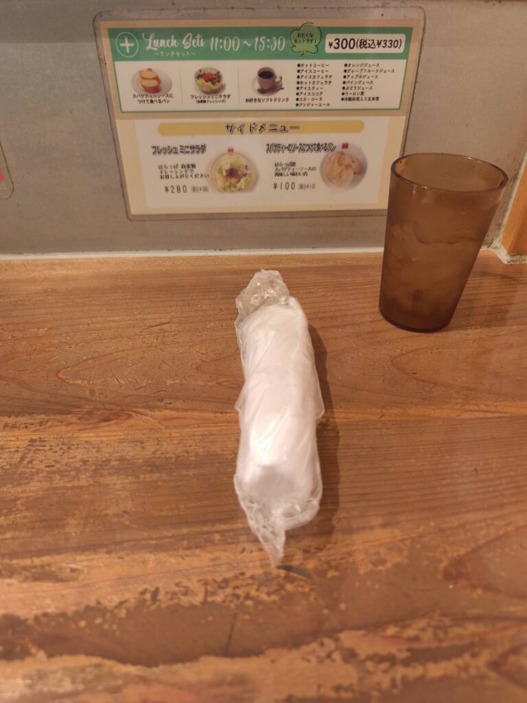 スパゲッティー専科 はらっぱ 本店のカウンター