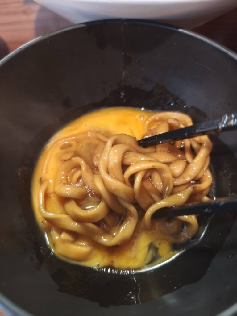 元祖スタミナ満点らーめん すず鬼 熊谷うえちゃん店のスタ満ソバすき焼き風