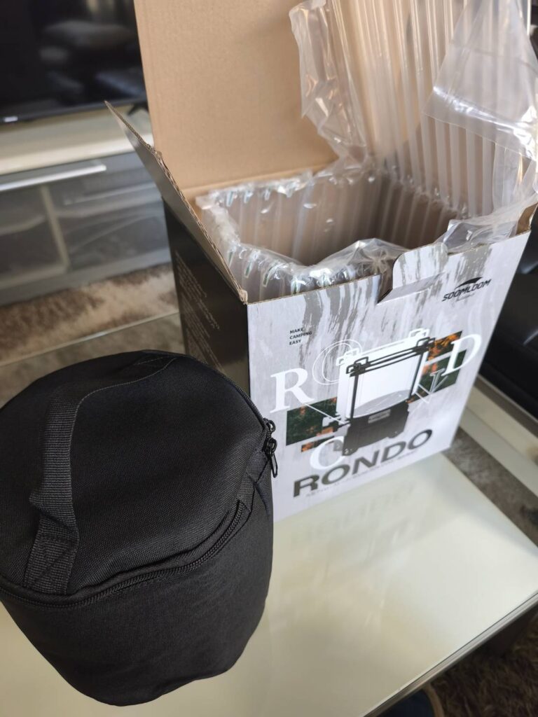 Soomloomの丸型アイロンストーブRONDOの専用収納袋