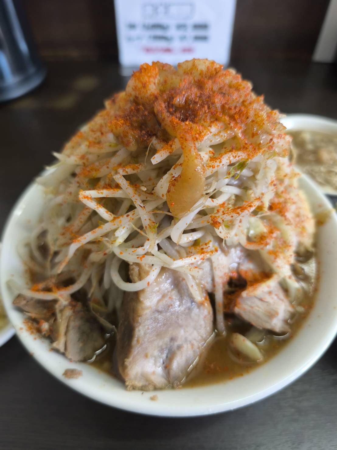 どでん大宮店冬季限定赤ラーメン