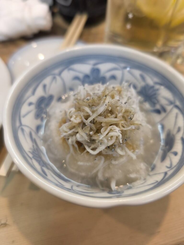 喜多八 西日暮里支店のしらすおろし