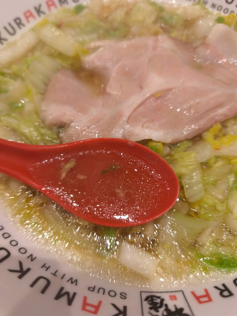 神座さいたま新都心けやきひろば店のおいしいラーメンスープ
