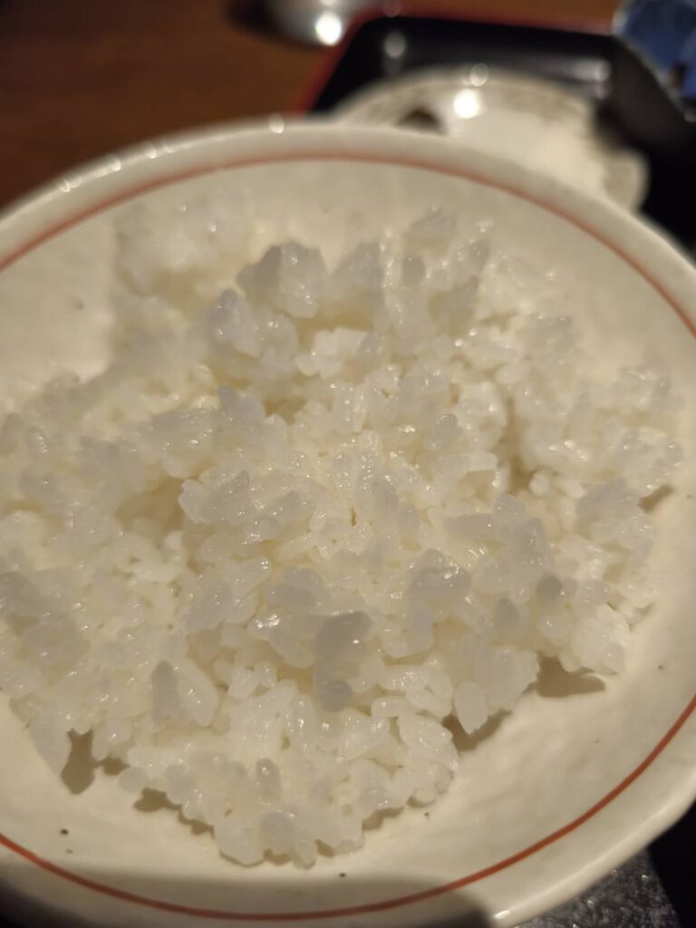 とんかつ割烹 山下軒のご飯