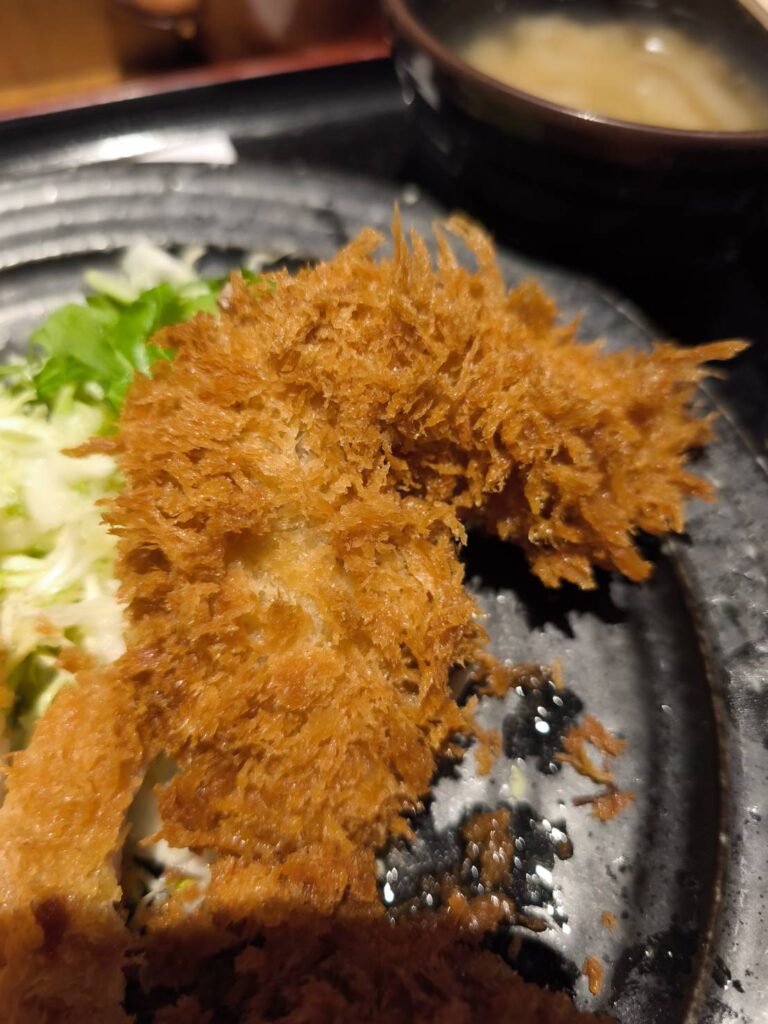 とんかつ割烹 山下軒のあじフライ