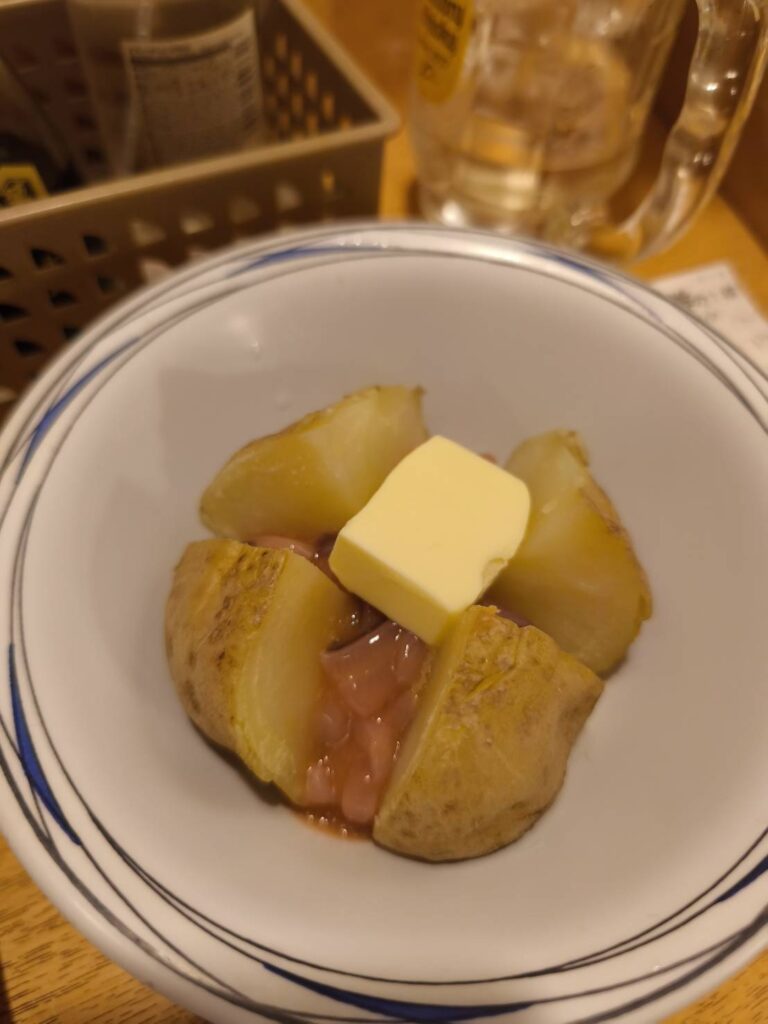 塩辛じゃがバター