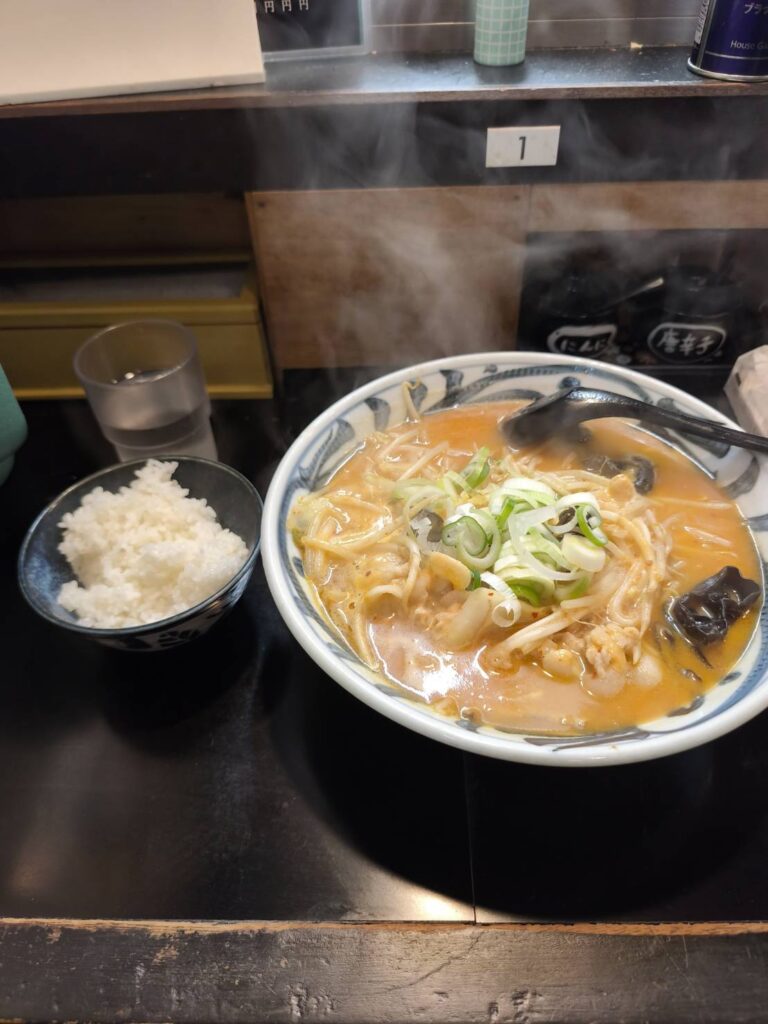 札幌らーめん慶次の特製辛味噌野菜ラーメン