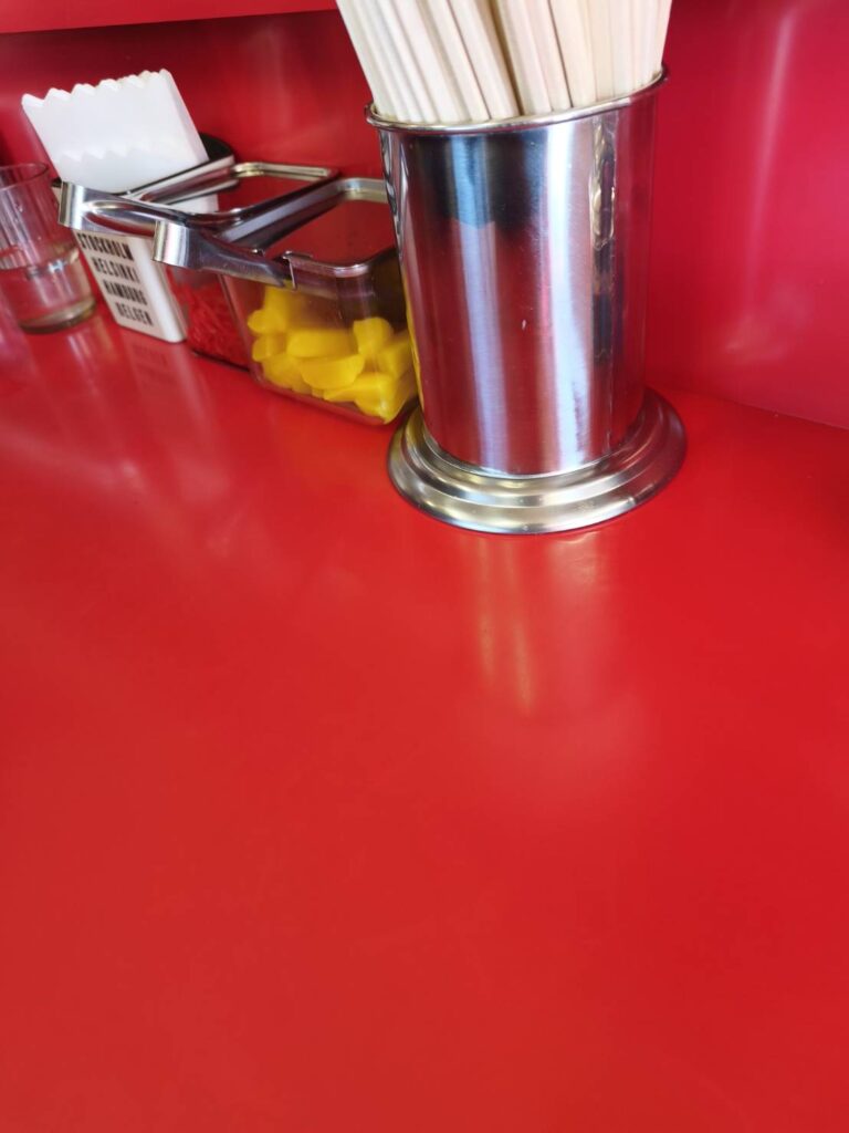 ラーメンショップ太田店のたくあんと紅生姜