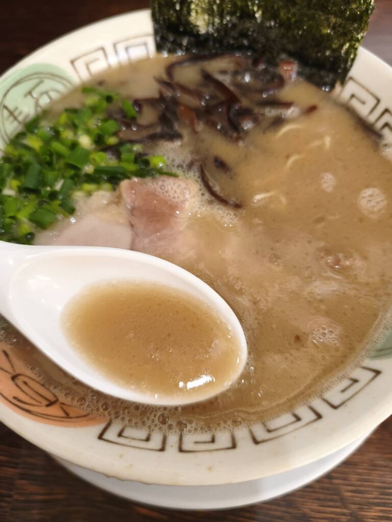 らーめん楓神の呼び戻しスープ