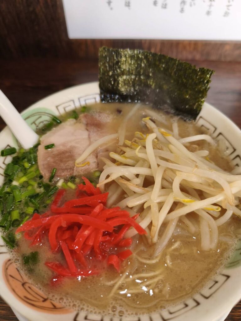 もやしと紅生姜