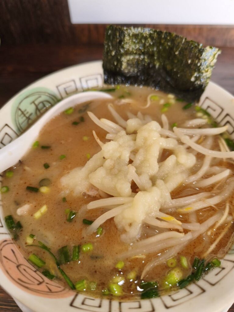 らーめん楓神のにんにくもやし