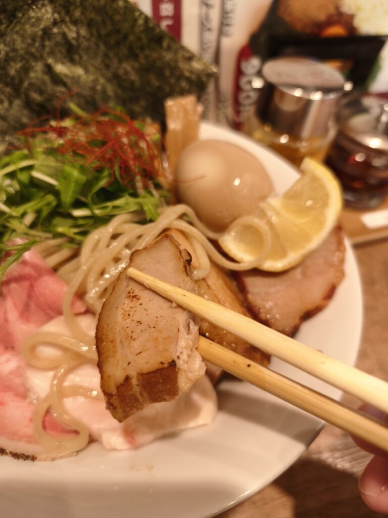 鶏そばみなもの豚チャーシュー