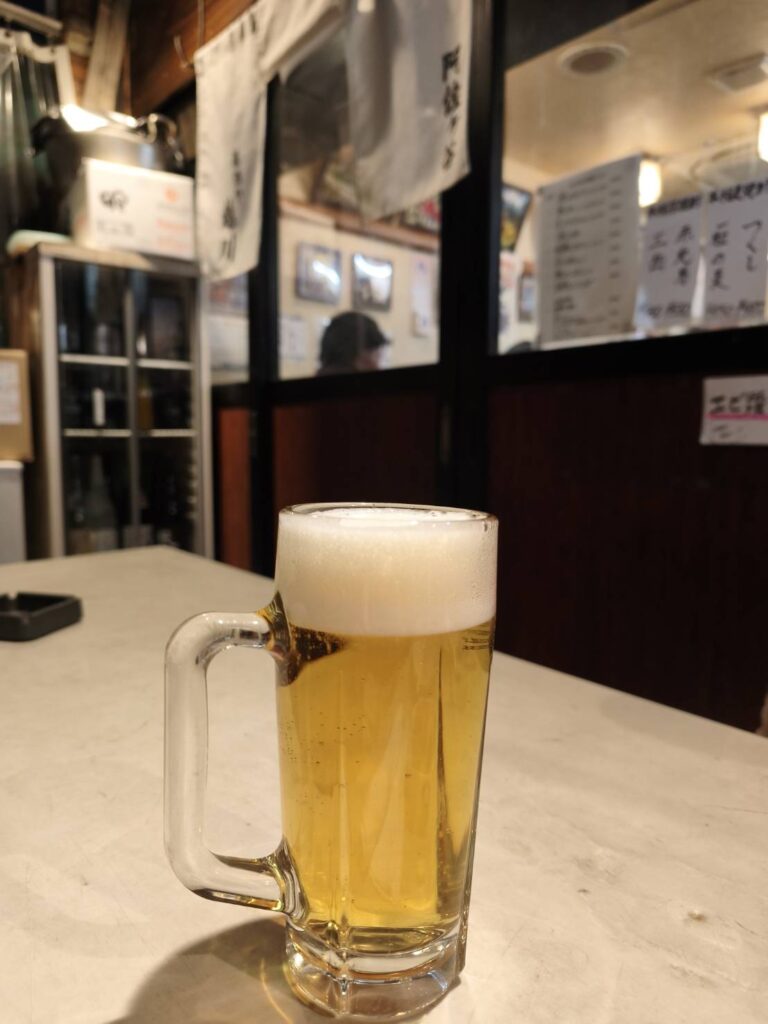 阿佐ヶ谷 居酒屋 越川の生ビール
