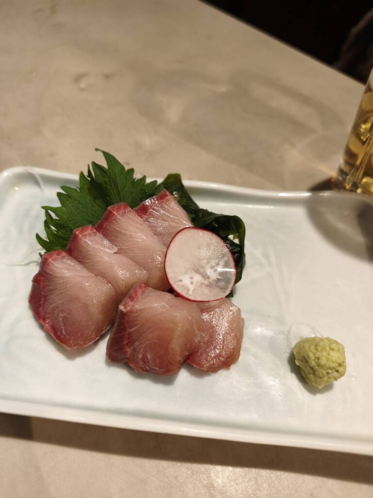 阿佐ヶ谷 居酒屋 越川のカンパチ刺身