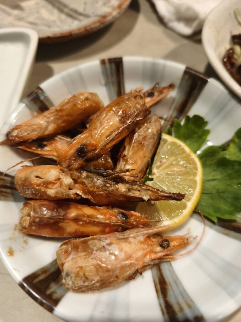 阿佐ヶ谷 居酒屋 越川の海老の頭焼き