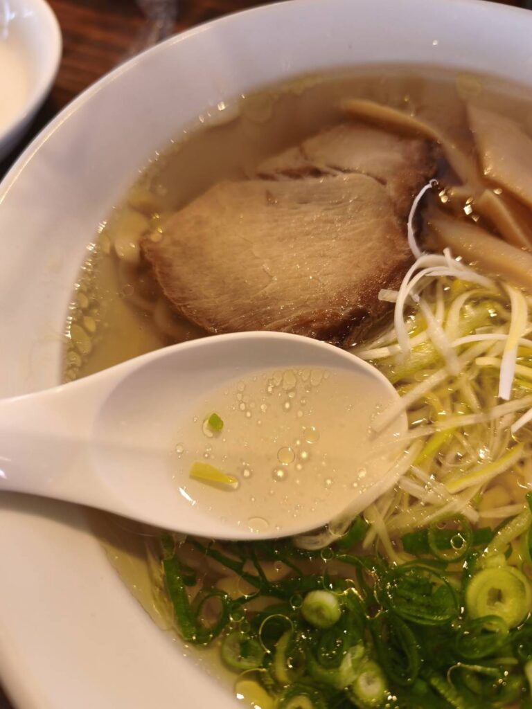 自家製麺 一乃瀬らーめんのスープ