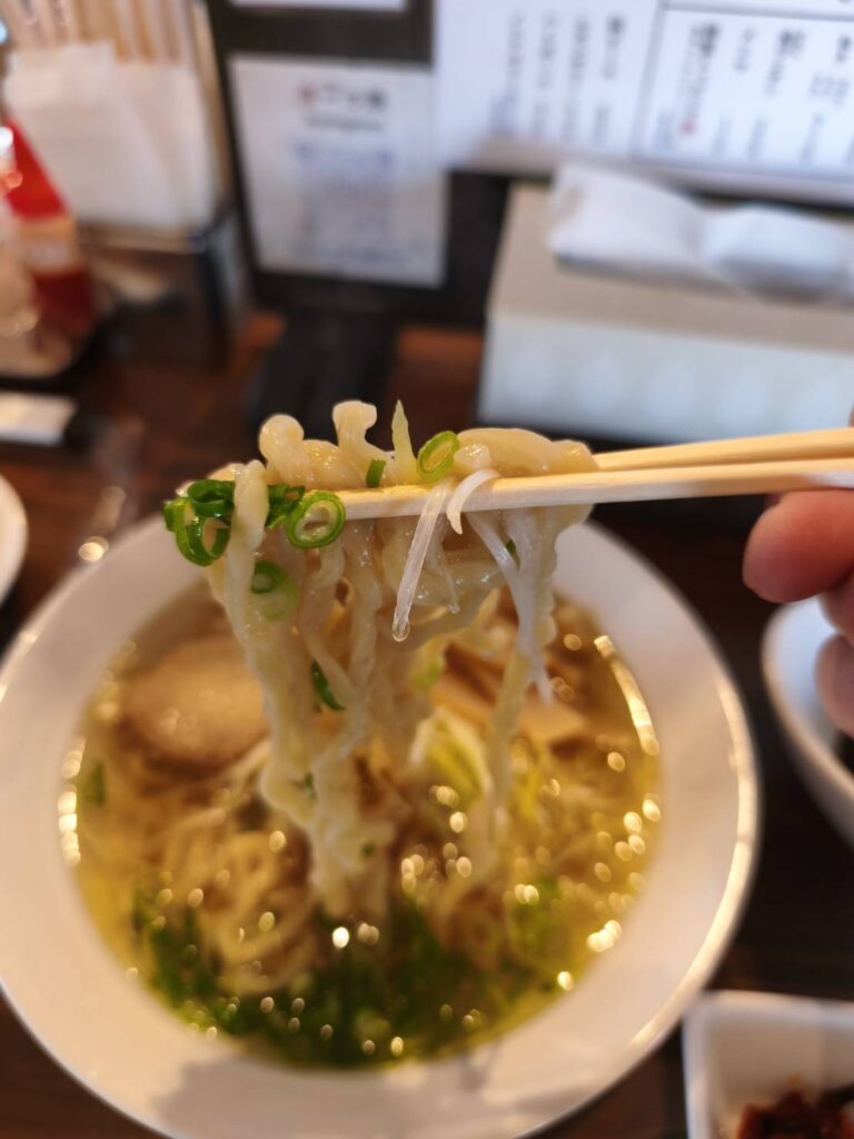自家製麺 一乃瀬らーめんの麺リフト