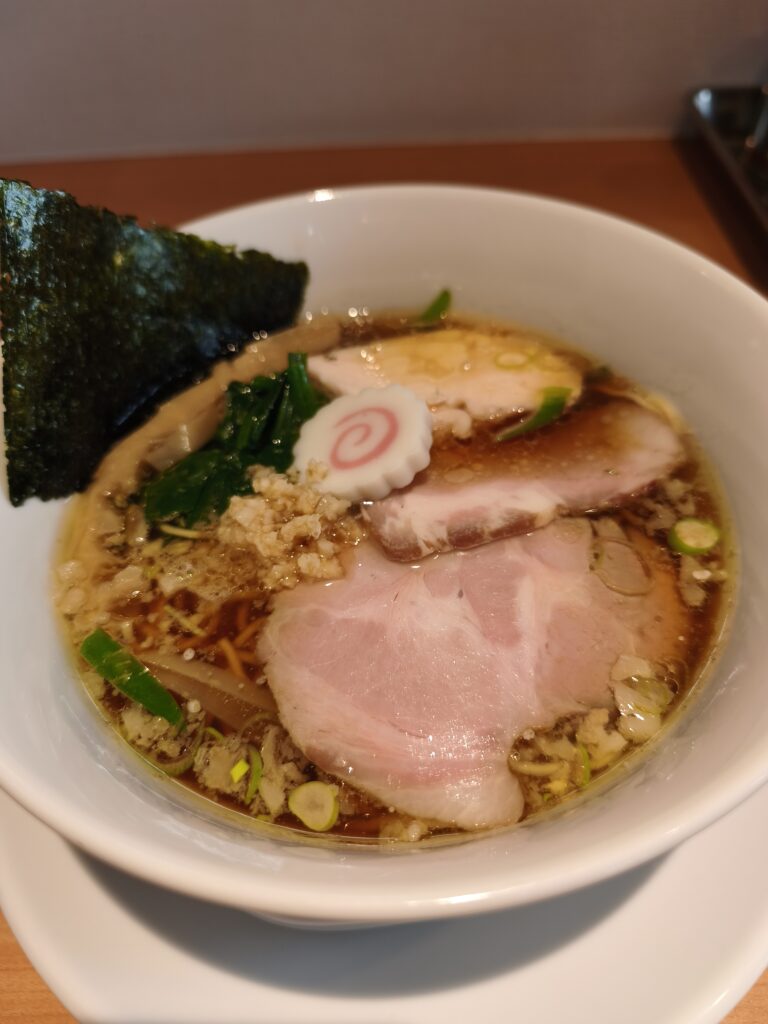 中華そば 馨の限定生姜醤油ラーメン