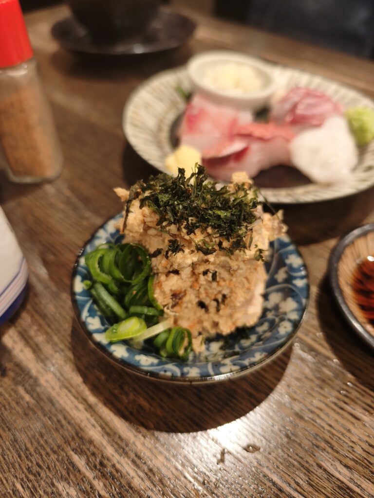 立ち呑みソメアカのあん肝のクリームなめろう