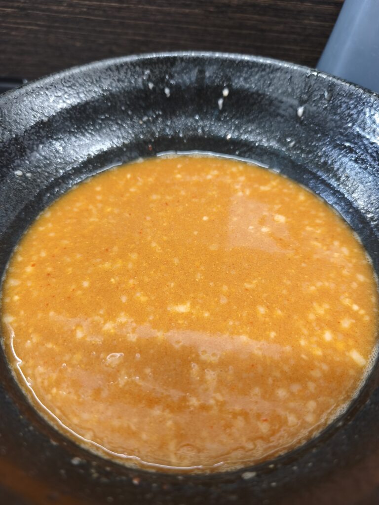 ラーメン二郎 川越店の味噌つけ汁